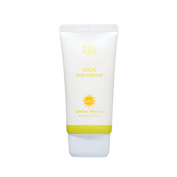 Lamelin, Солнцезащитный успокаивающий крем с центеллой - Cica Sun cream Spf