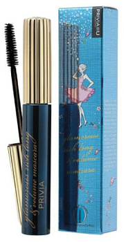 PRIVIA, Тушь для объёма и удлинения ресниц - Glamorous Rich Long& Volume Mascara