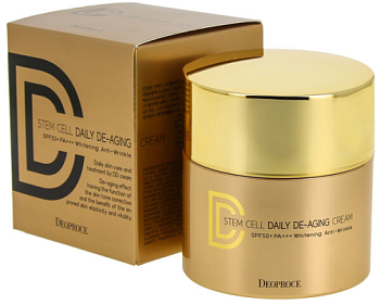 Deoproce, Маскирующий ДД-крем с антивозрастным эффектом 23 тон - Stem Cell Daily De-Aging Cream