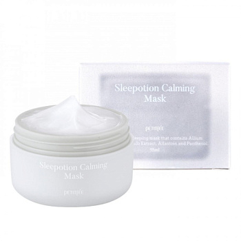 Petitfee, Успокаивающая ночная маска с аллантоином и центеллой азиатской - Sleepotent Calming Mask
