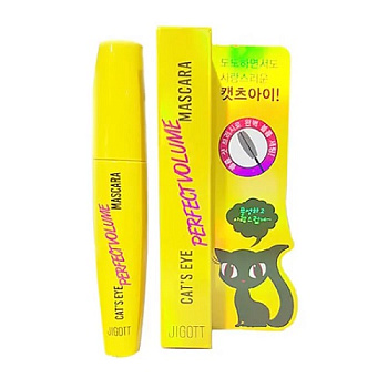 JIGOTT, Тушь для идеального объема - Cat's eye perfect volume mascara