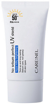 Care:Nel, Крем солнцезащитный матирующий SPF50+ PA++++ NO SEBUM PERFECT UV SHIELD
