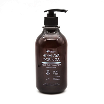 POGONIA, Питательный кондиционер для волос с маслом моринги 500 мл - BLACK TULIP TREATMENT 